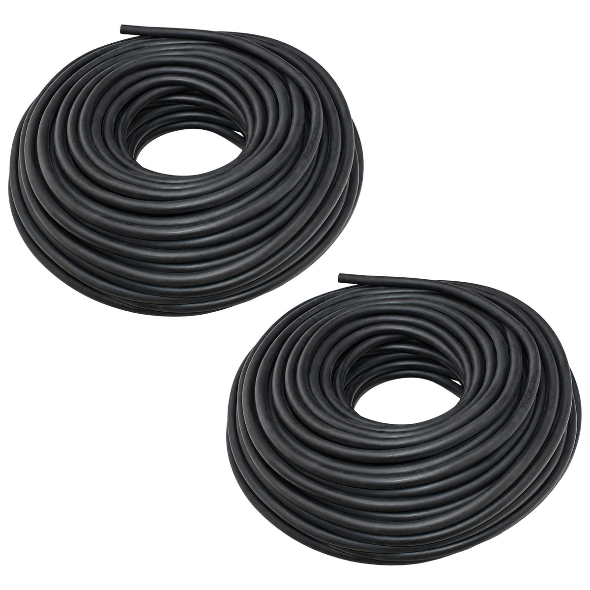 2 Rolls Rubber Rope 7/16" 300' Solid Truck Trailer Tarp Tie Down Bungee Strap