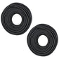 2 Rolls Rubber Rope 7/16" 300' Solid Truck Trailer Tarp Tie Down Bungee Strap