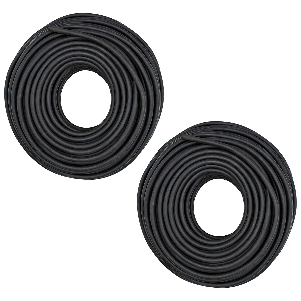 2 Rolls Rubber Rope 7/16" 300' Solid Truck Trailer Tarp Tie Down Bungee Strap