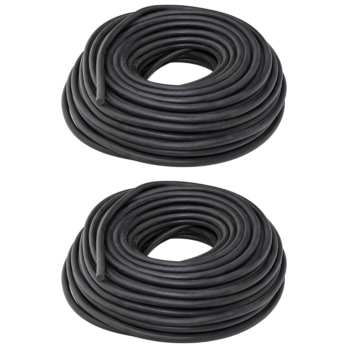 2 Rolls Rubber Rope 7/16" 300' Solid Truck Trailer Tarp Tie Down Bungee Strap
