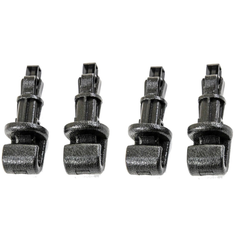 Sun Shade Hook Clip Kit (4 Pack) Fits Honda Odyssey 2005-2010 Sliding Door Black