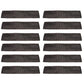12 Black Cordura 12" Sliding Sleeves Web Protector for 2" Ratchet Tie-Down Strap