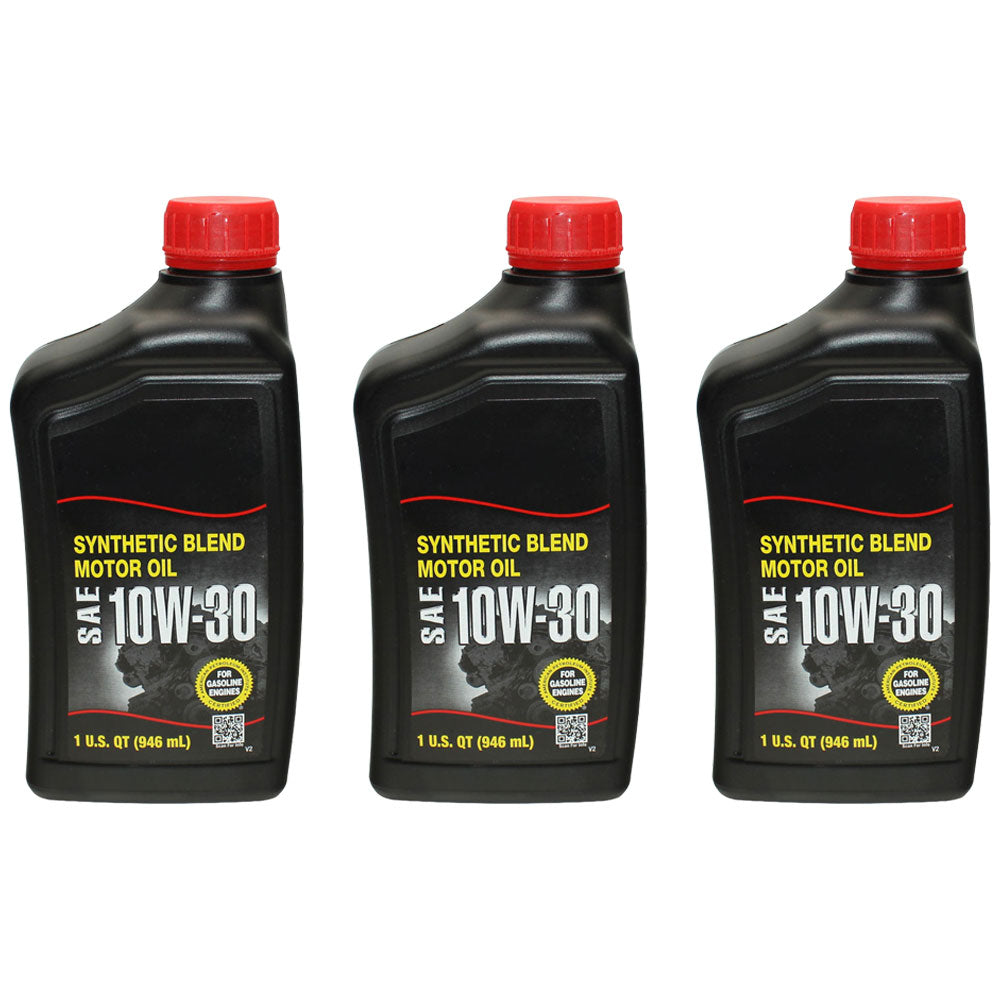 Qty 3: Engine Oil Quart 
 Fits Cub Cadet Replaces 490-000-C044