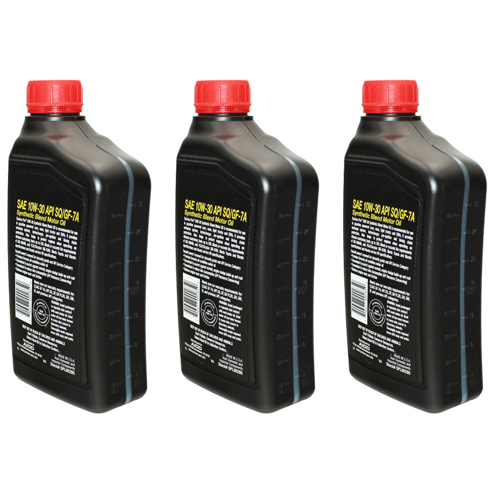 Qty 3: Engine Oil Quart 
 Fits Scotts Replaces TY22029