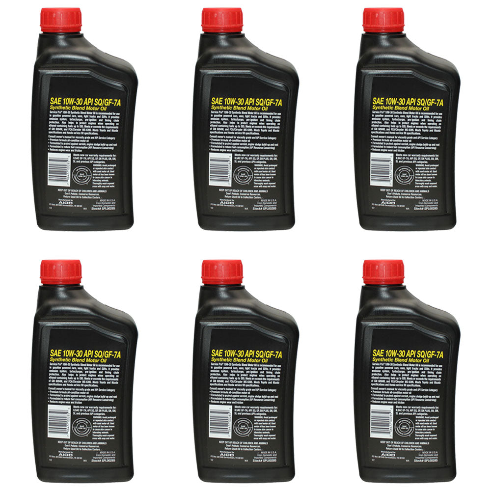 Qty 6: Engine Oil Quart  Fits Scotts Replaces TY22029