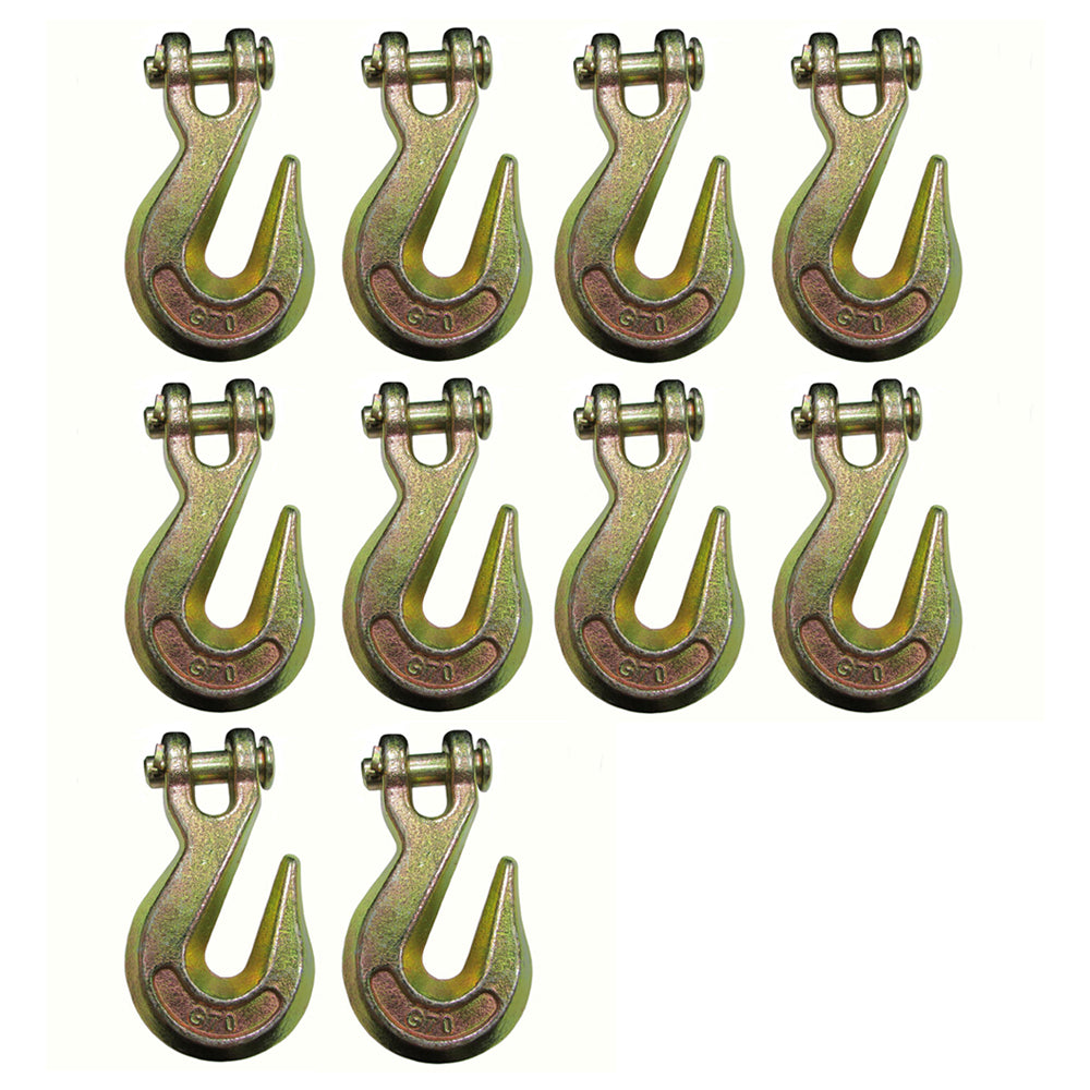N/A Qty 10: Clevis Grab Hook Fits Universal Products Various