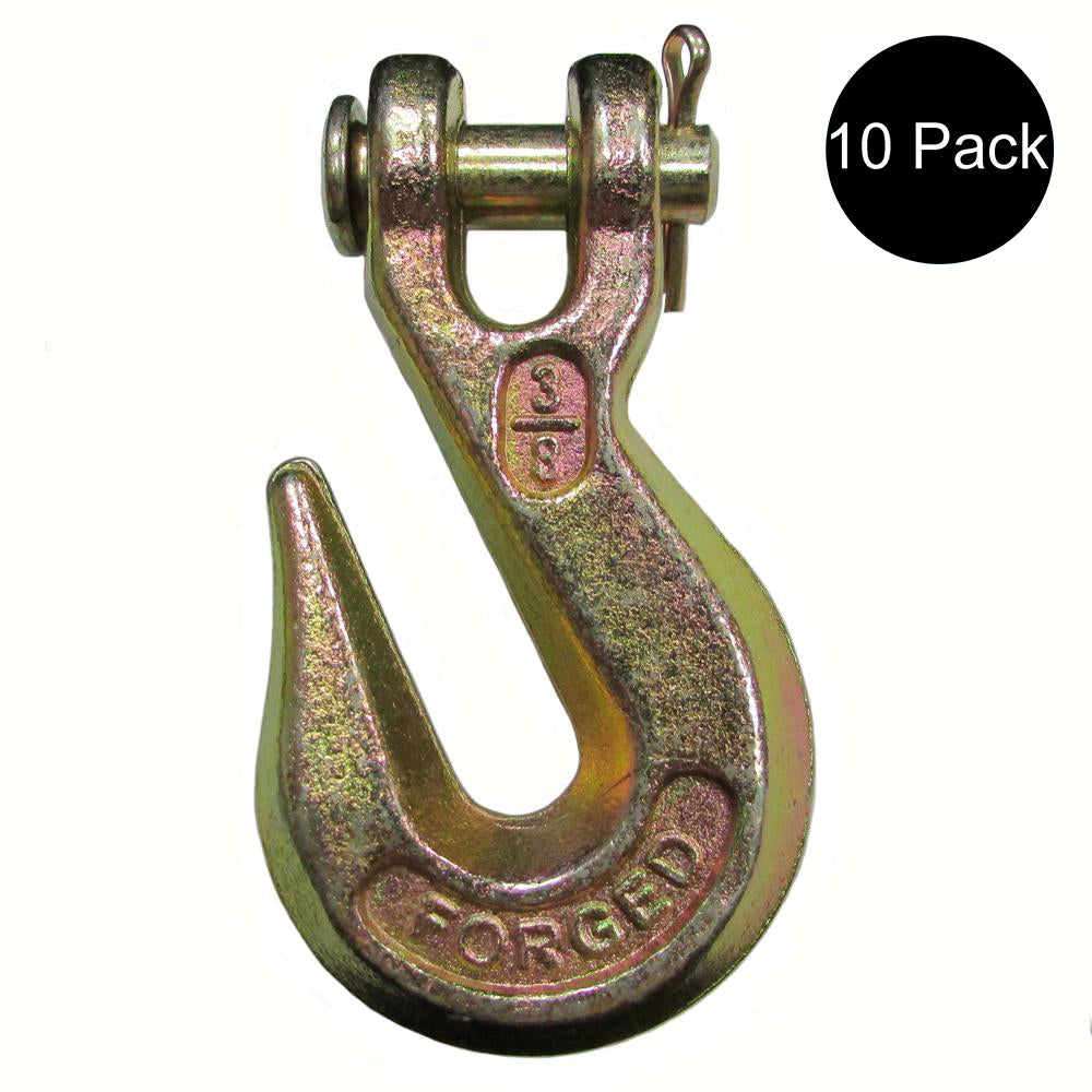 N/A Qty 10: Clevis Grab Hook Fits Universal Products Various