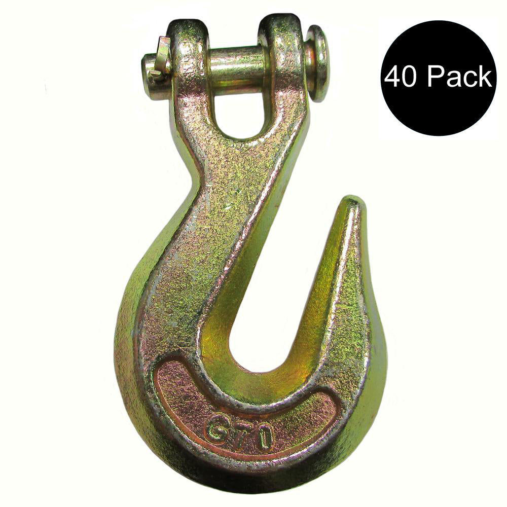 N/A Qty 40: Clevis Grab Hook Fits Universal Products Various