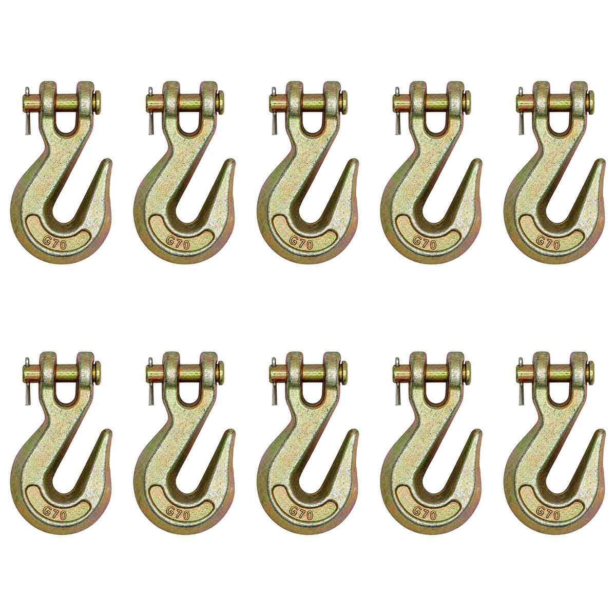 N/A Qty 10: Clevis Grab Hook Fits Universal Products Various