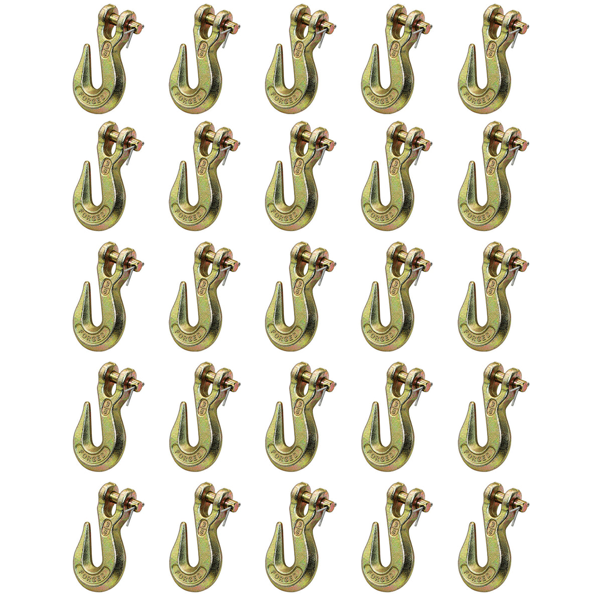 N/A Qty 25: Clevis Grab Hook Fits Universal Products Various