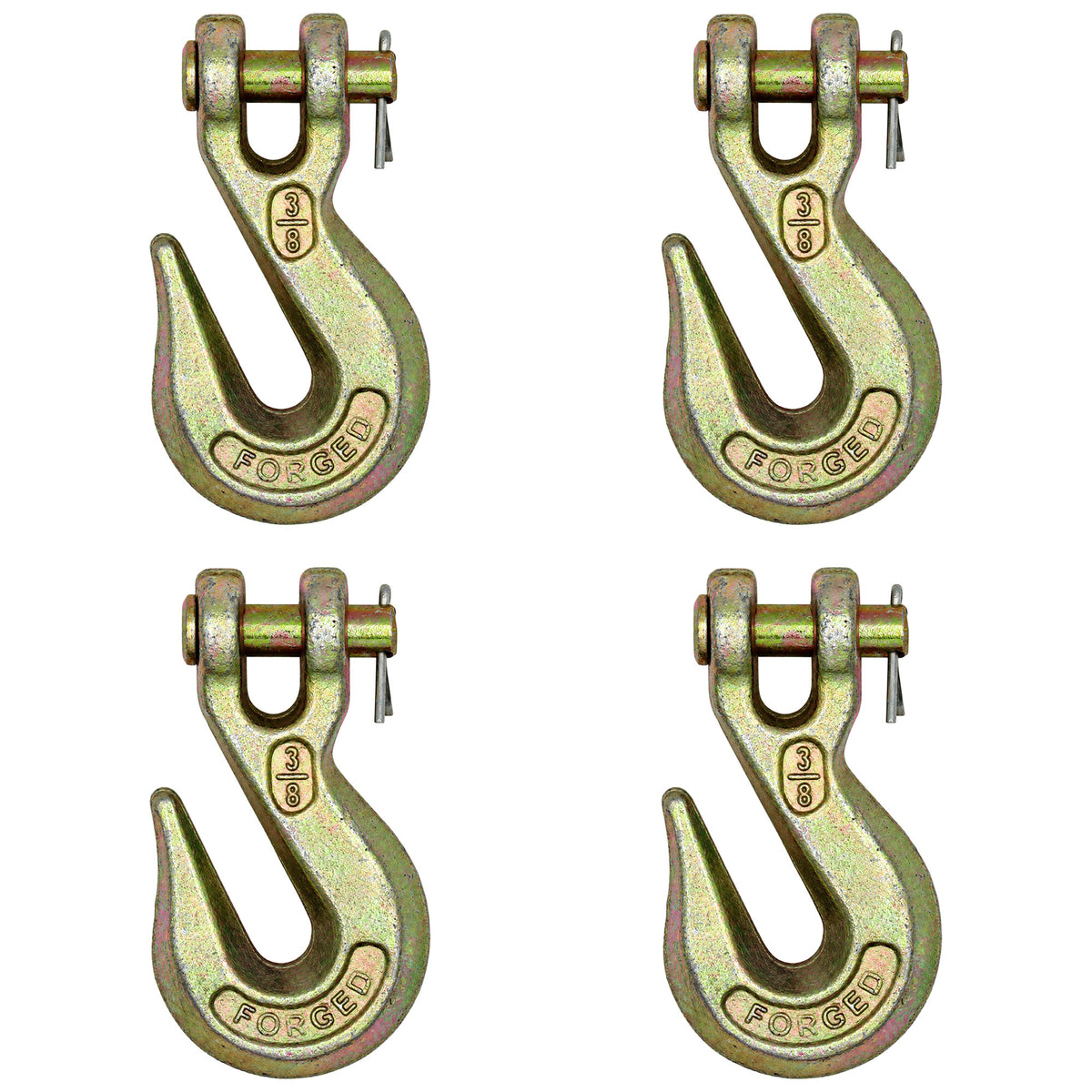 N/A Qty 4: Clevis Grab Hook Fits Universal Products Various