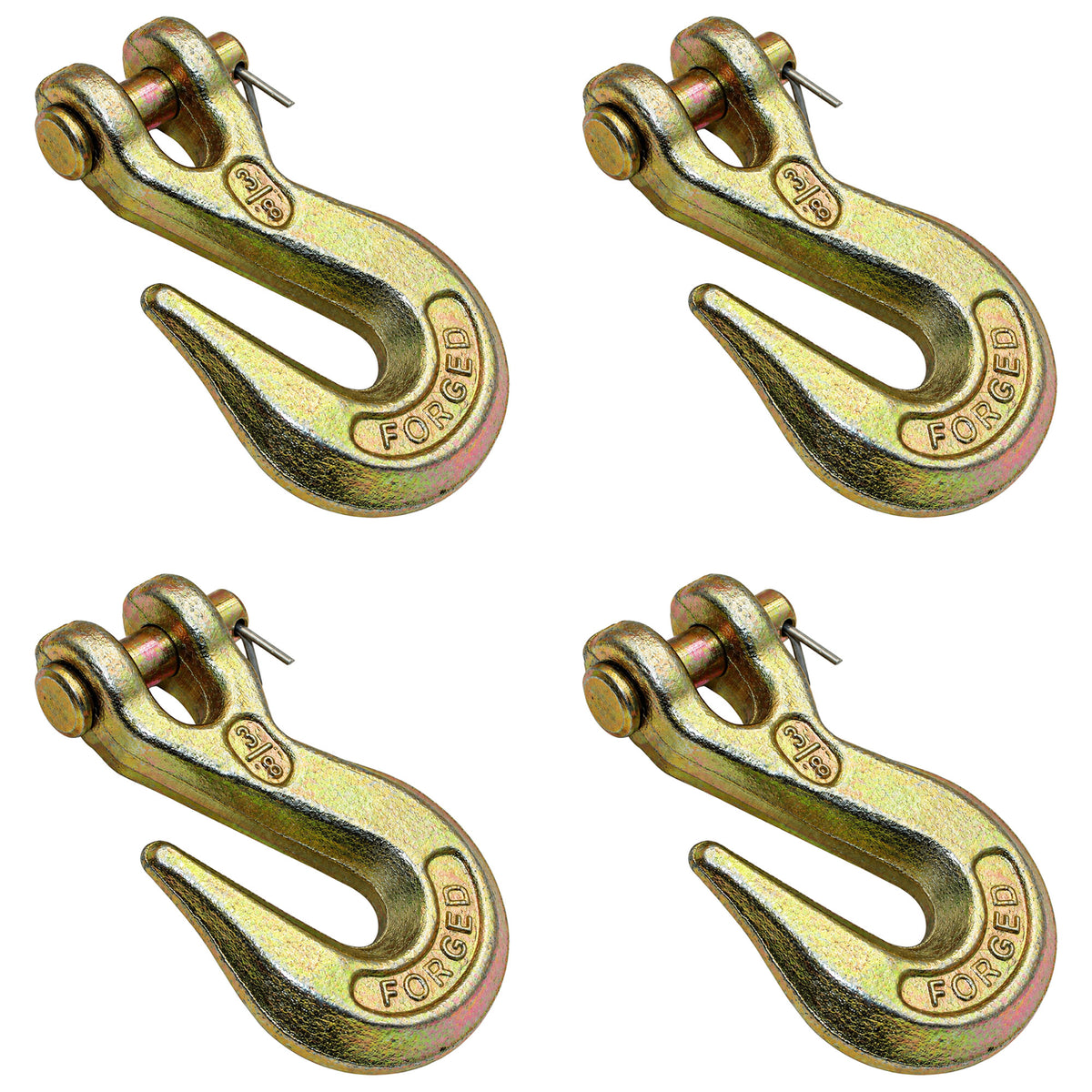 N/A Qty 4: Clevis Grab Hook Fits Universal Products Various