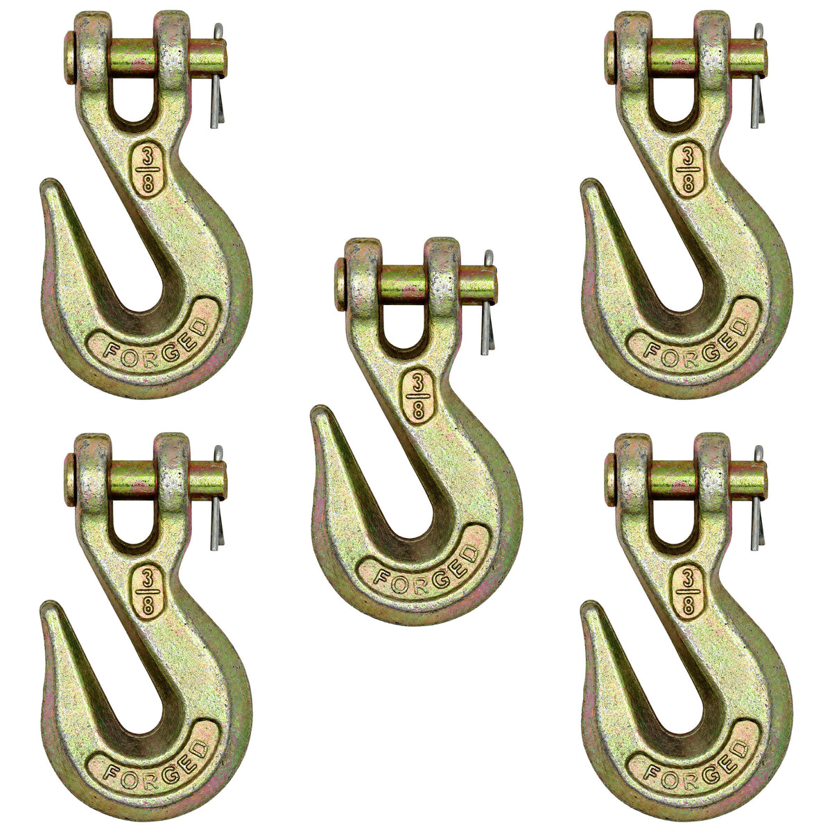 N/A Qty 5: Clevis Grab Hook Fits Universal Products Various