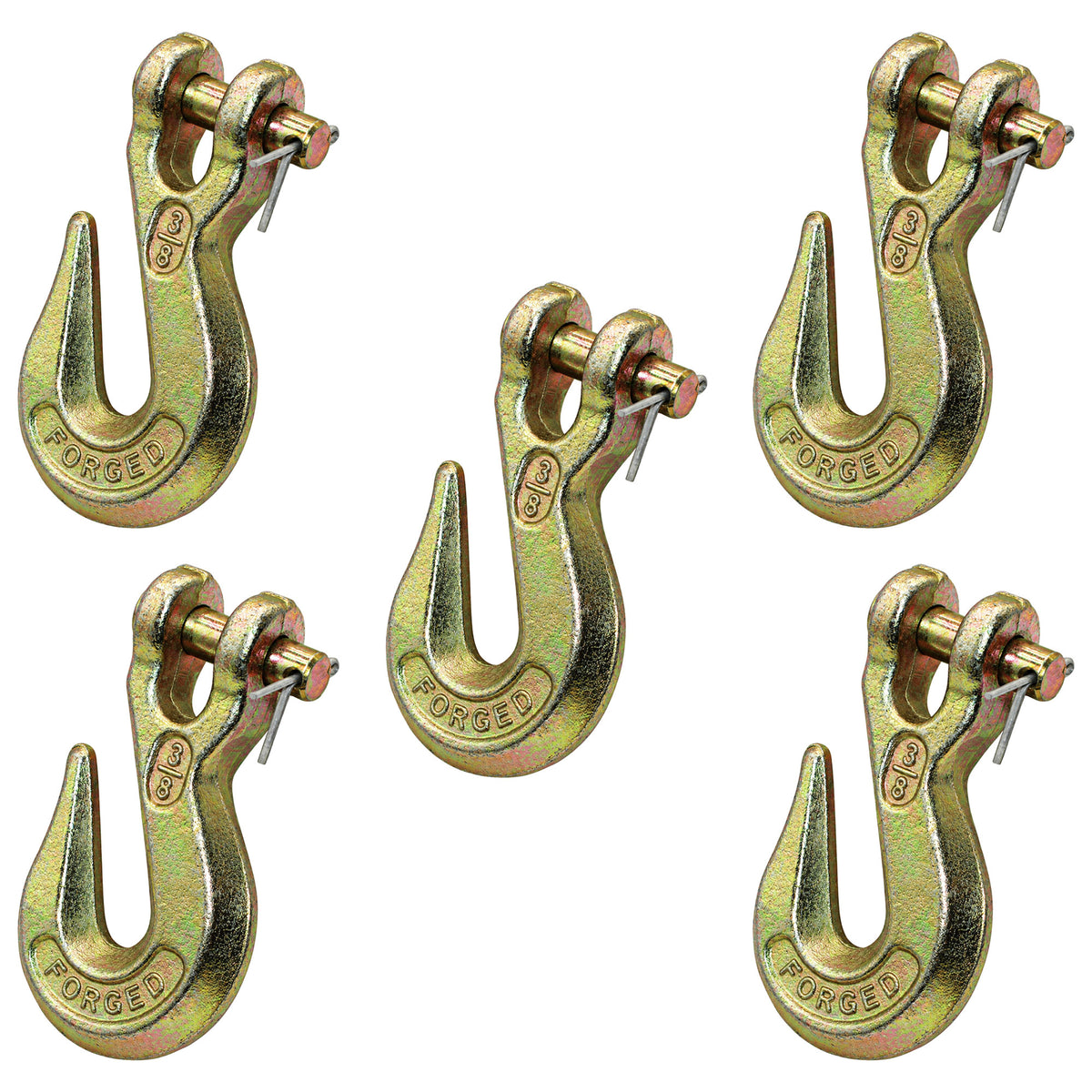 N/A Qty 5: Clevis Grab Hook Fits Universal Products Various