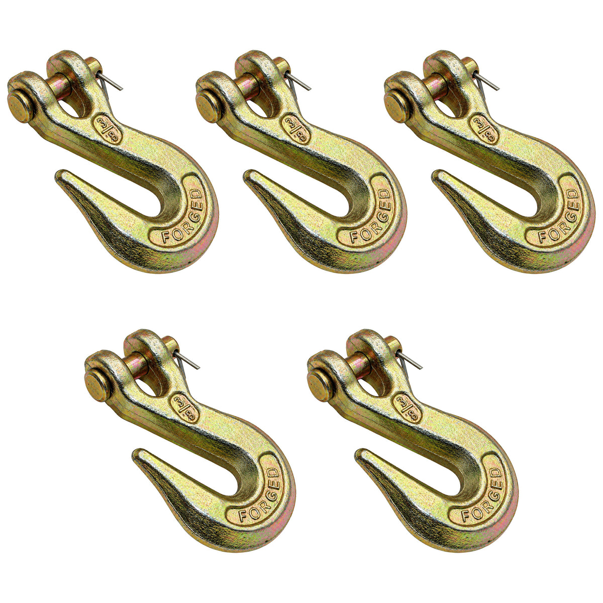 N/A Qty 5: Clevis Grab Hook Fits Universal Products Various