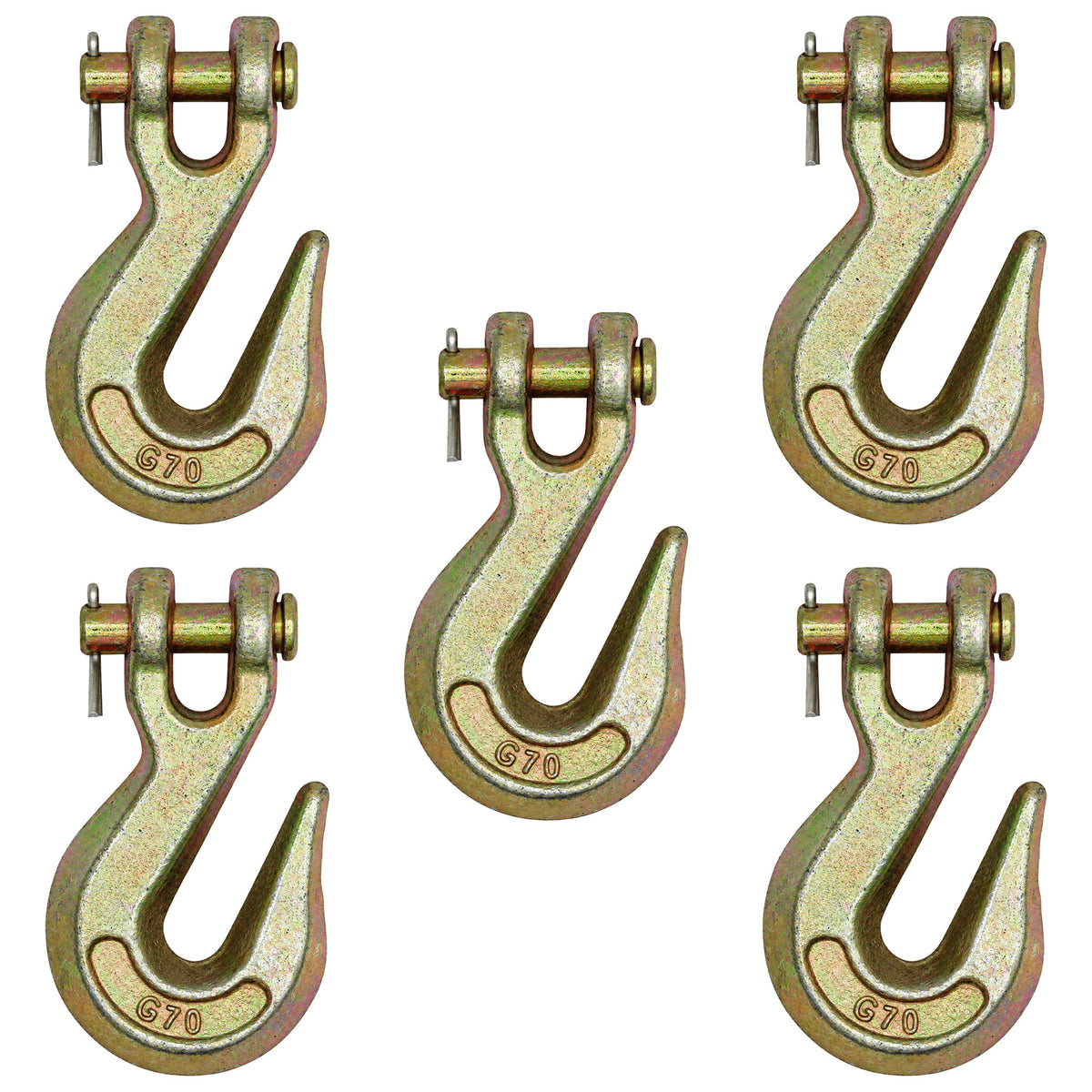 N/A Qty 5: Clevis Grab Hook Fits Universal Products Various