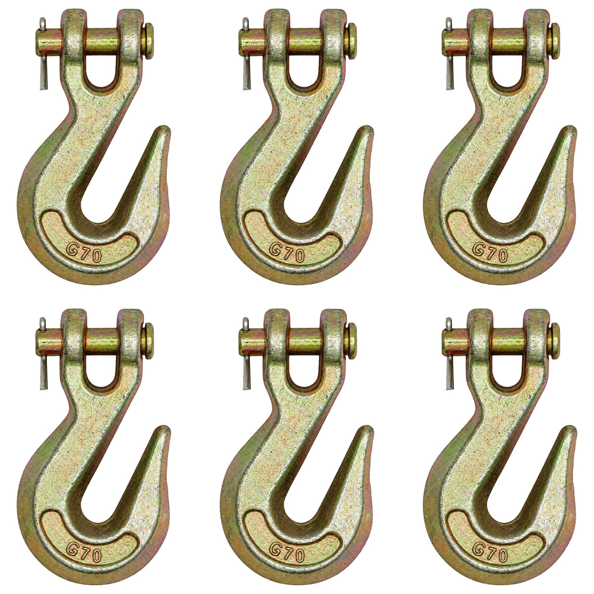 N/A Qty 6: Clevis Grab Hook Fits Universal Products Various