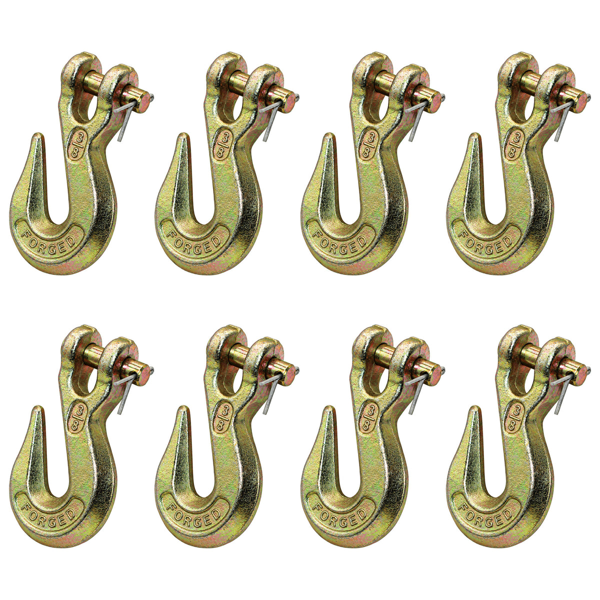 N/A Qty 8: Clevis Grab Hook Fits Universal Products Various