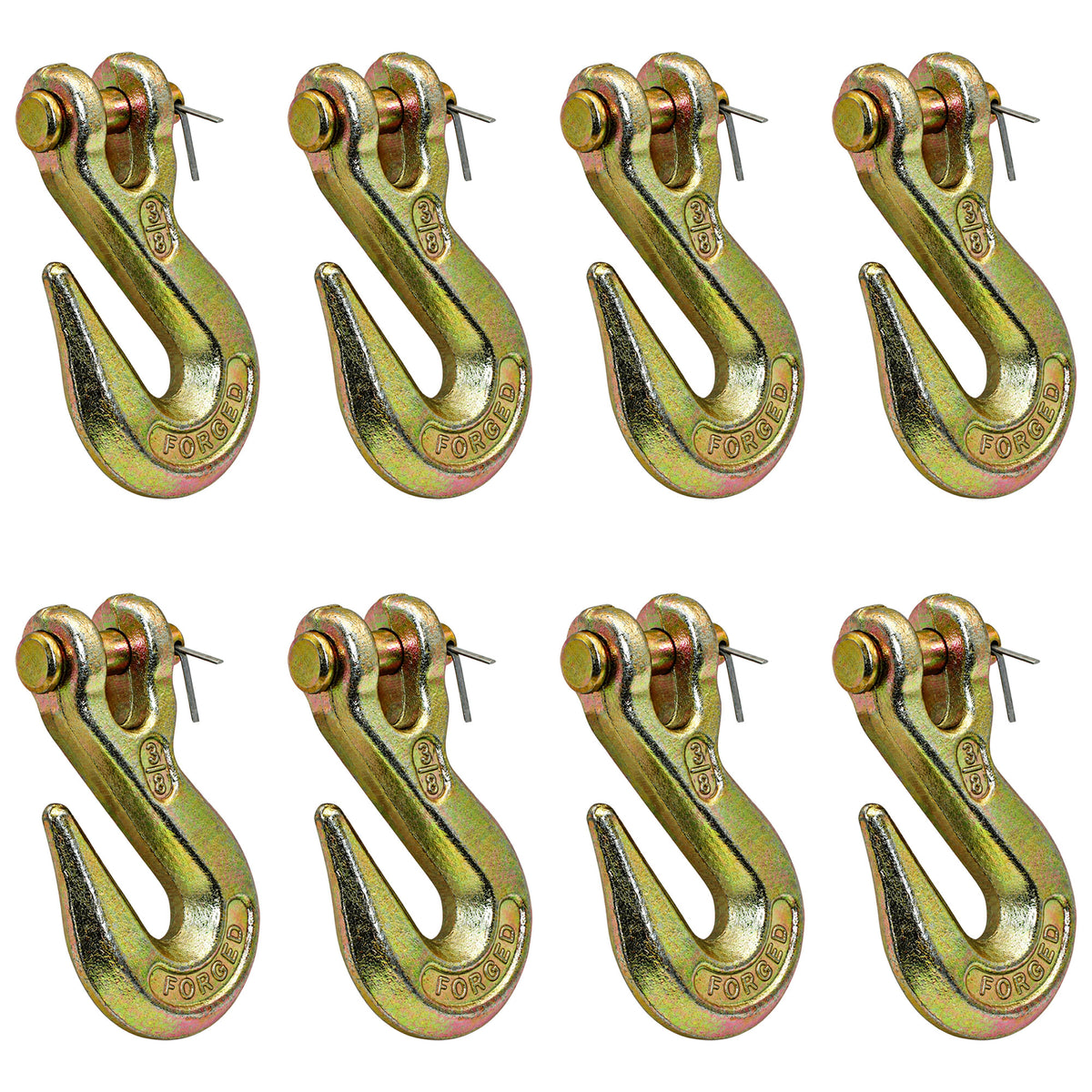 N/A Qty 8: Clevis Grab Hook Fits Universal Products Various