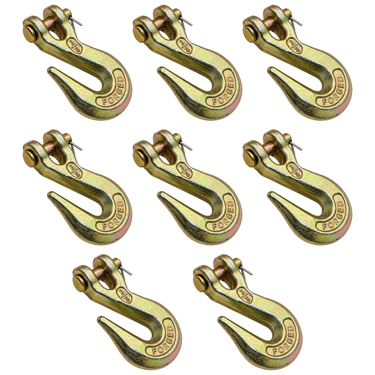 N/A Qty 8: Clevis Grab Hook Fits Universal Products Various