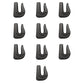 Pack of 10 G70 3/8" Weld On Chain Grab Hooks Bucket Flatbed Trailer WLDHSC038