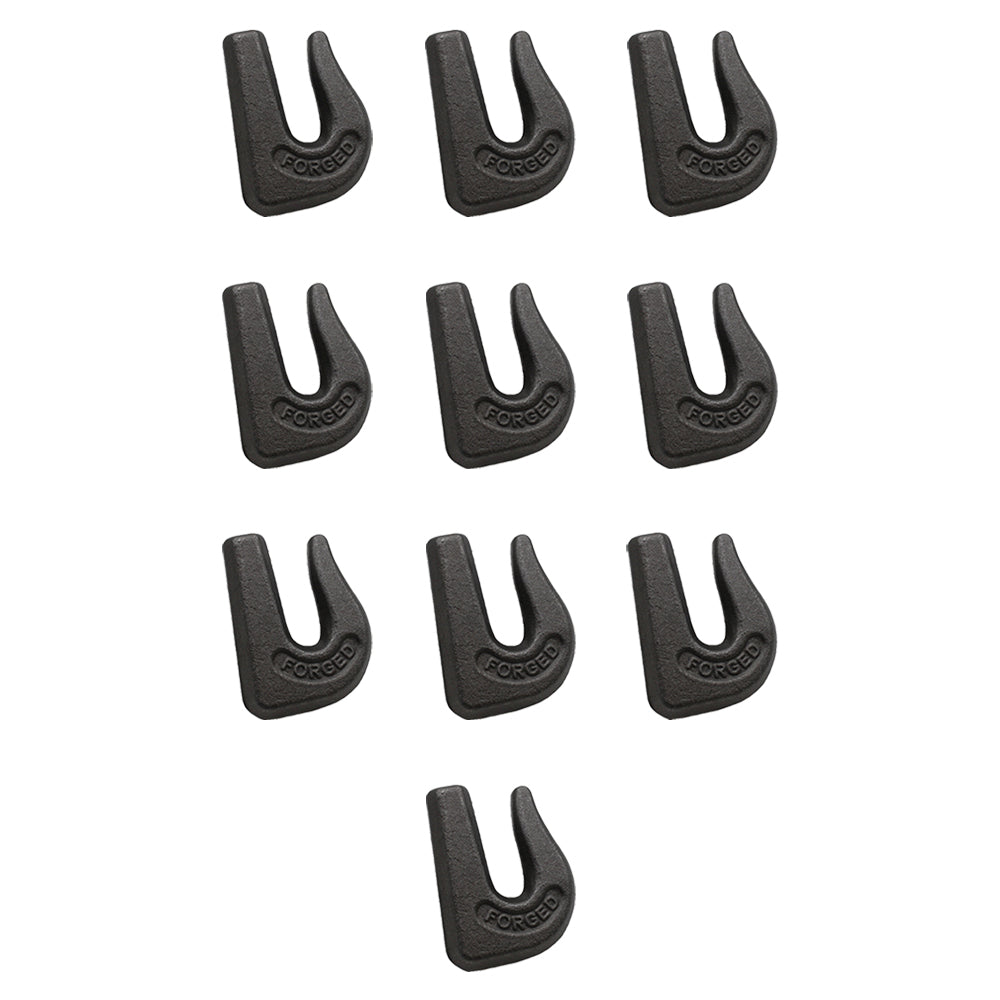 0900104 Qty 10: Weld On Grab Chain Hook Fits Universal Products