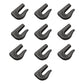 Pack of 10 G70 3/8" Weld On Chain Grab Hooks Bucket Flatbed Trailer WLDHSC038