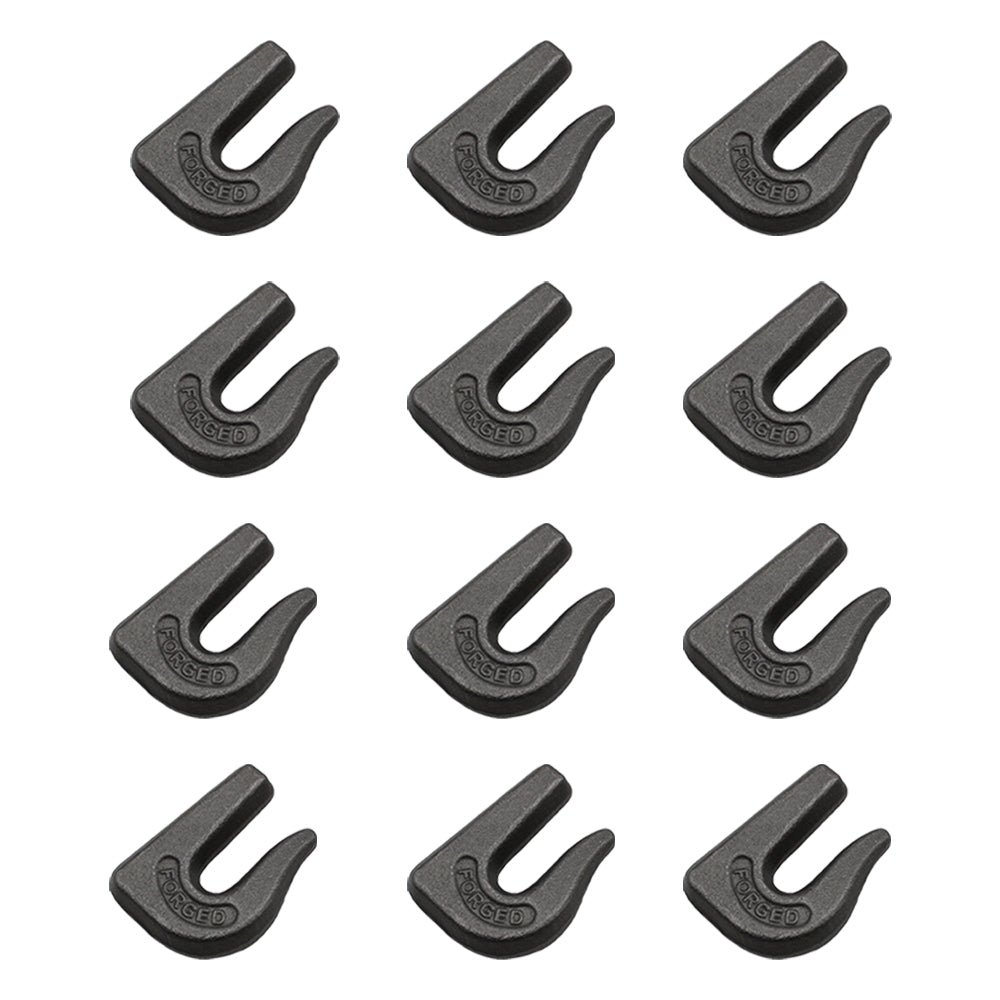 0900104 Qty 12: Weld On Grab Chain Hook Fits Universal Products