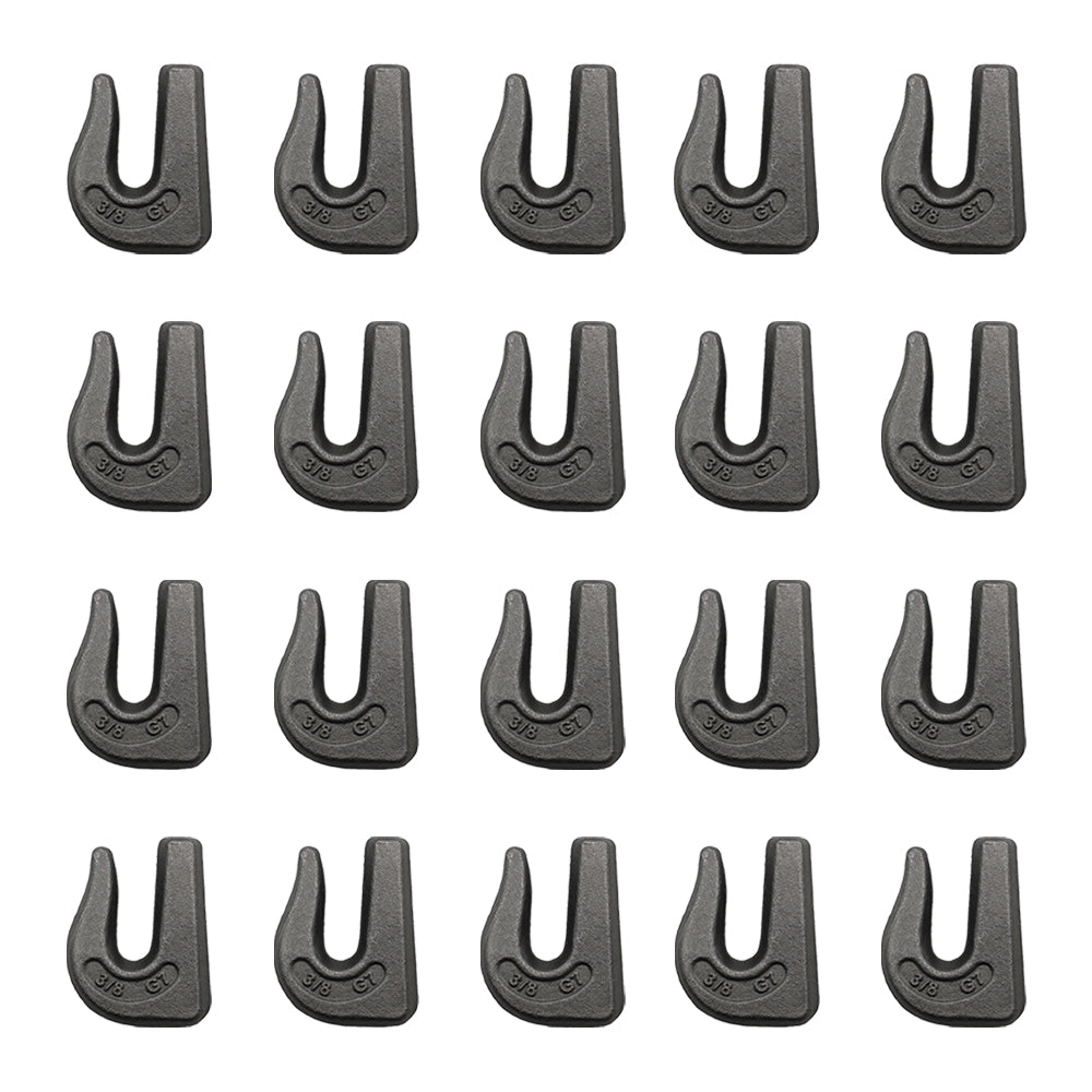 0900104 Qty 20: Weld On Grab Chain Hook Fits Universal Products
