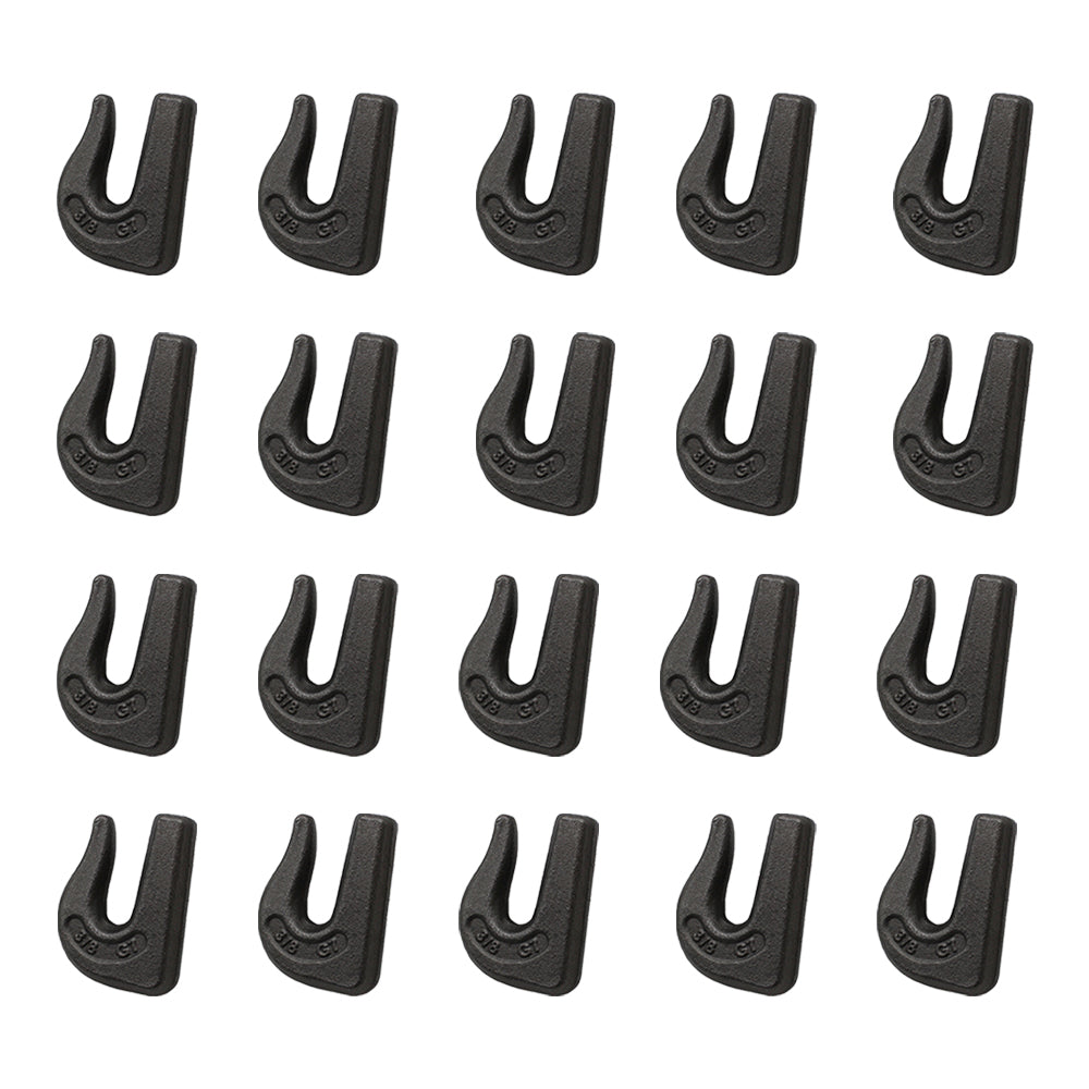 0900104 Qty 20: Weld On Grab Chain Hook Fits Universal Products