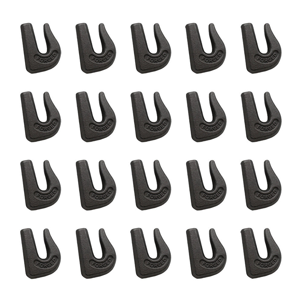 0900104 Qty 20: Weld On Grab Chain Hook Fits Universal Products