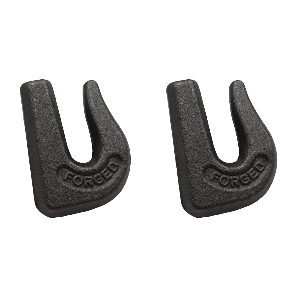 0900104 Qty 2: Weld On Grab Chain Hook Fits Universal Products