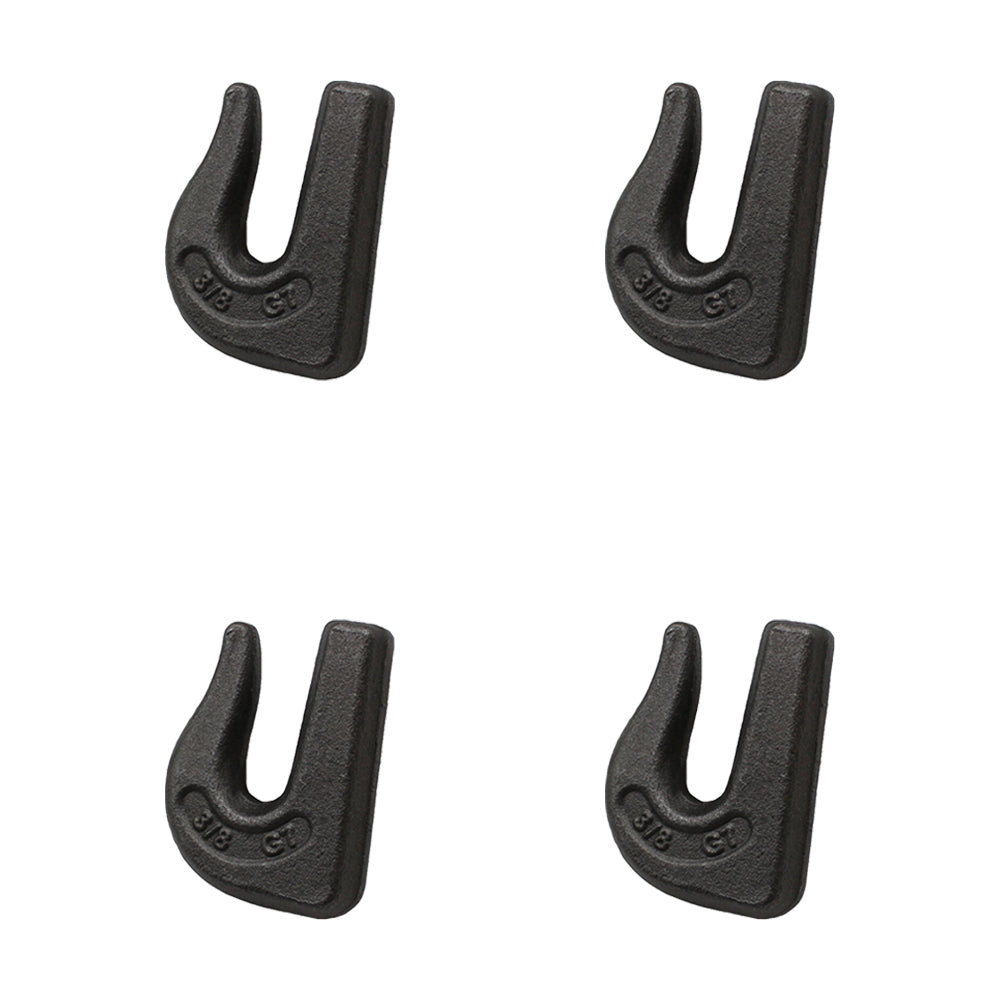 0900104 Qty 4: Weld On Grab Chain Hook Fits Universal Products