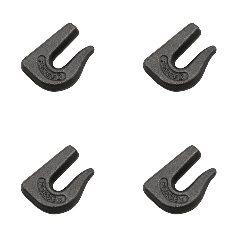 0900104 Qty 4: Weld On Grab Chain Hook Fits Universal Products
