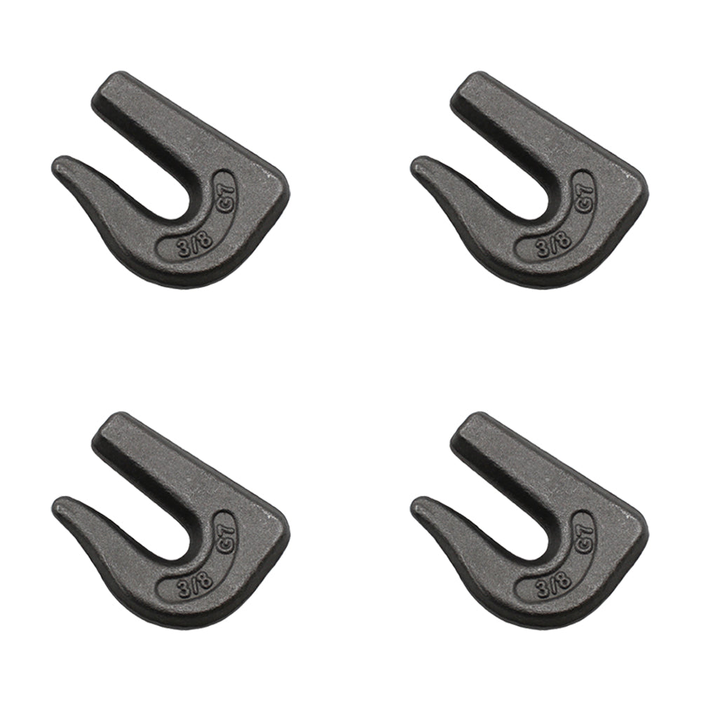 0900104 Qty 4: Weld On Grab Chain Hook Fits Universal Products