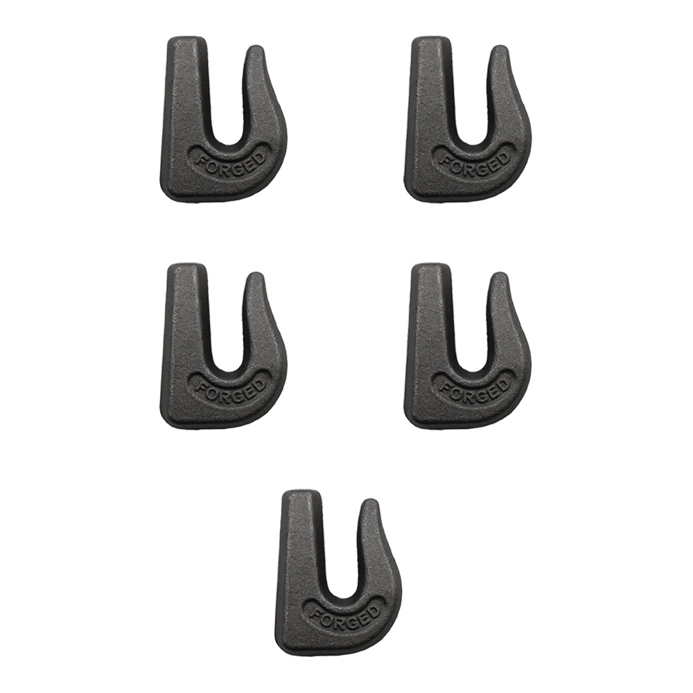 0900104 Qty 5: Weld On Grab Chain Hook Fits Universal Products
