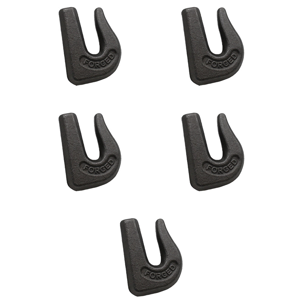 0900104 Qty 5: Weld On Grab Chain Hook Fits Universal Products