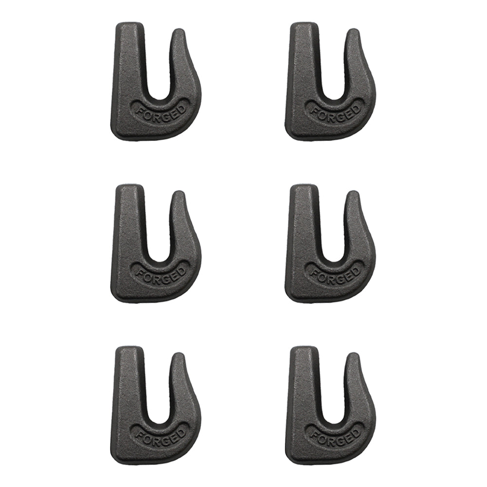 0900104 Qty 6: Weld On Grab Chain Hook Fits Universal Products