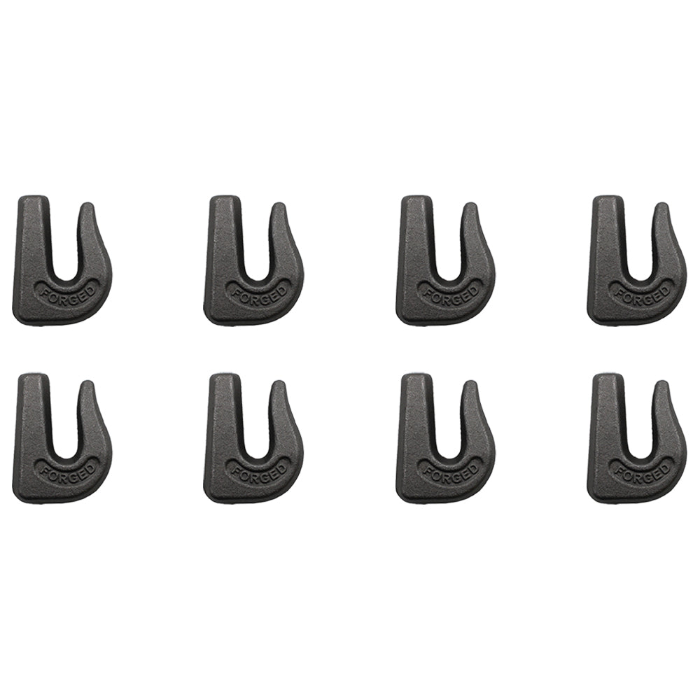 0900104 Qty 8: Weld On Grab Chain Hook Fits Universal Products