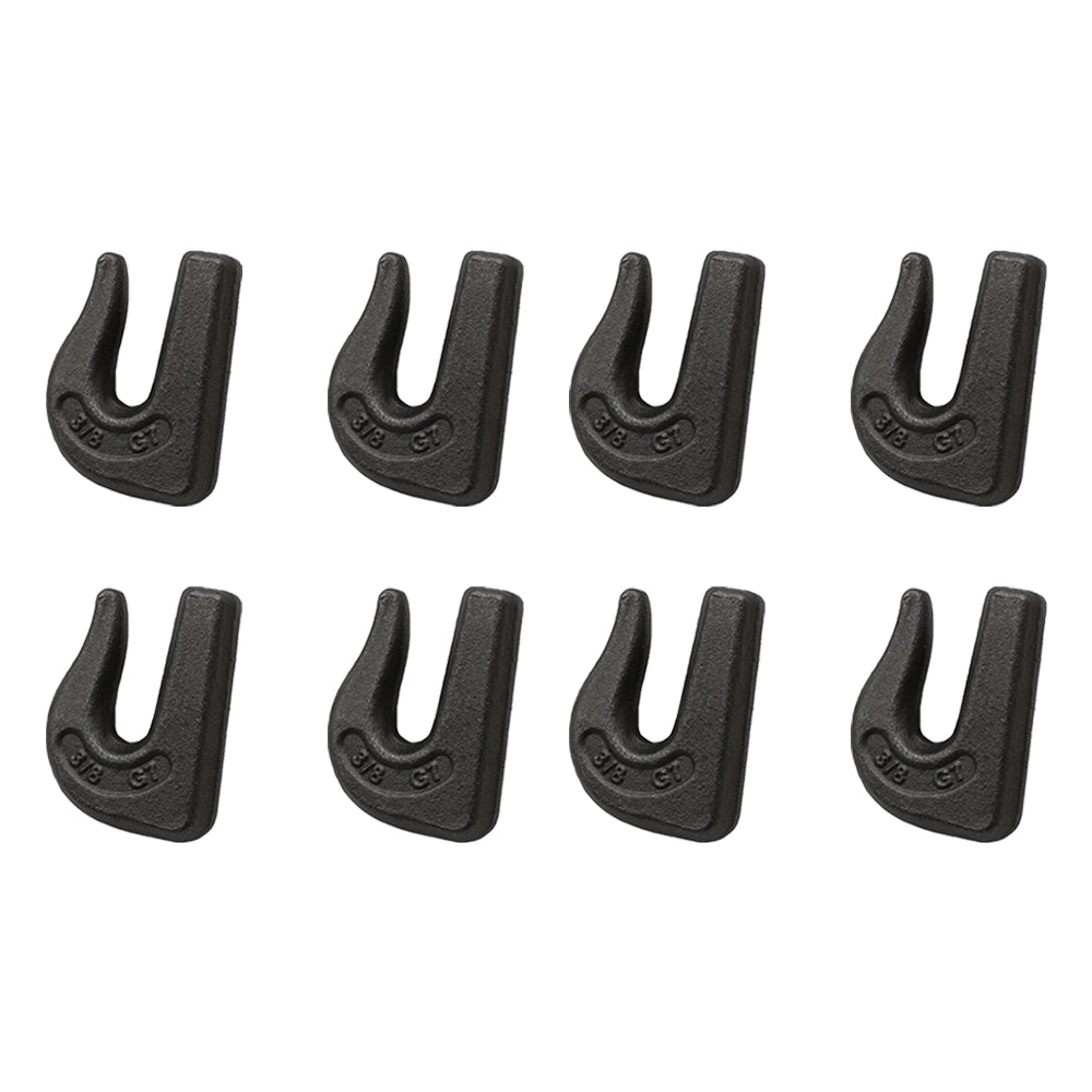 0900104 Qty 8: Weld On Grab Chain Hook Fits Universal Products