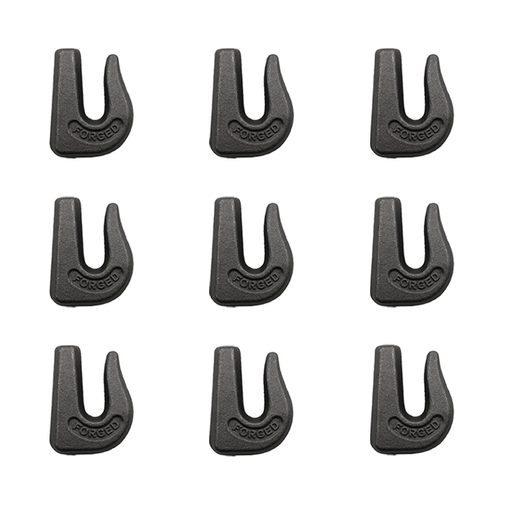 0900104 Qty 9: Weld On Grab Chain Hook Fits Universal Products
