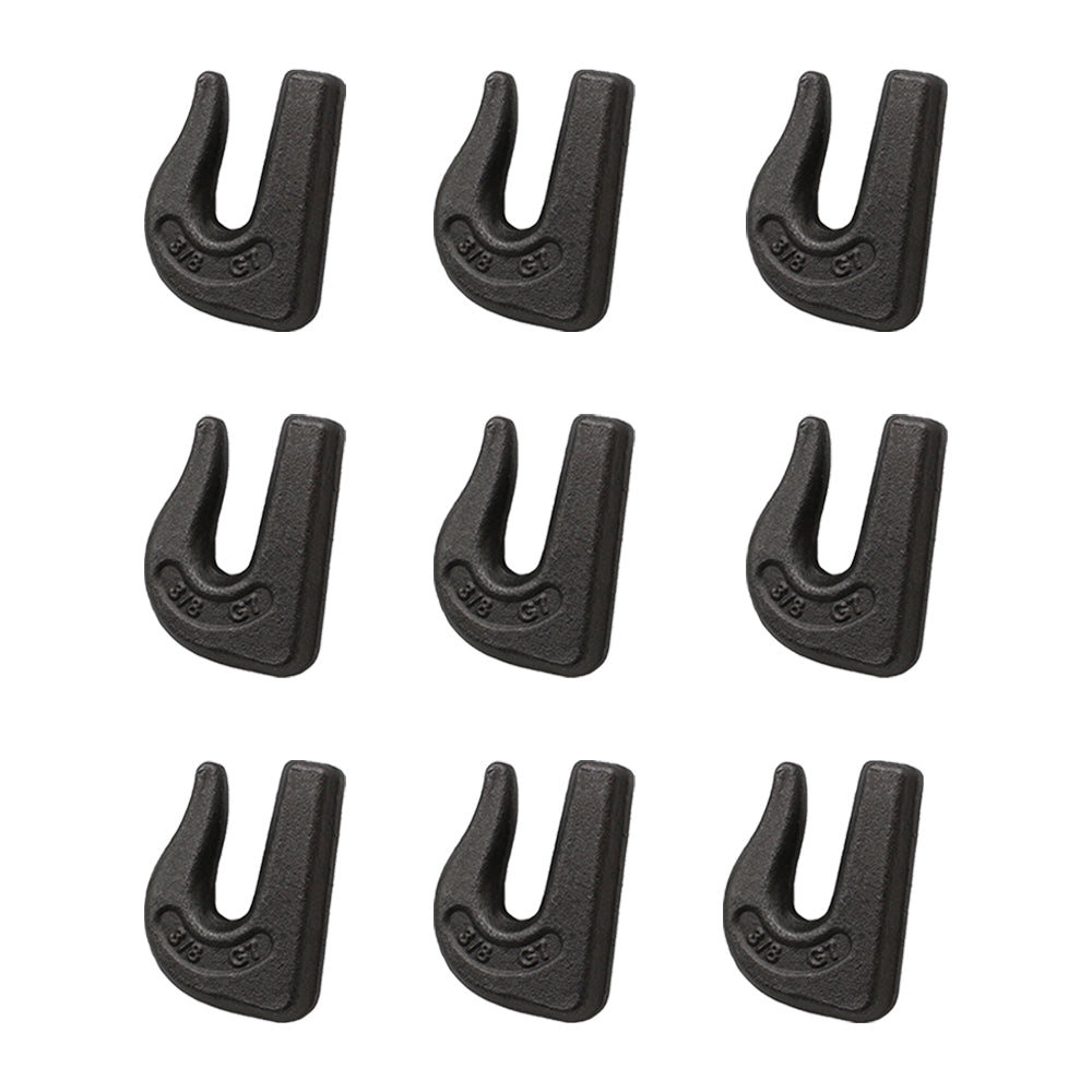 0900104 Qty 9: Weld On Grab Chain Hook Fits Universal Products
