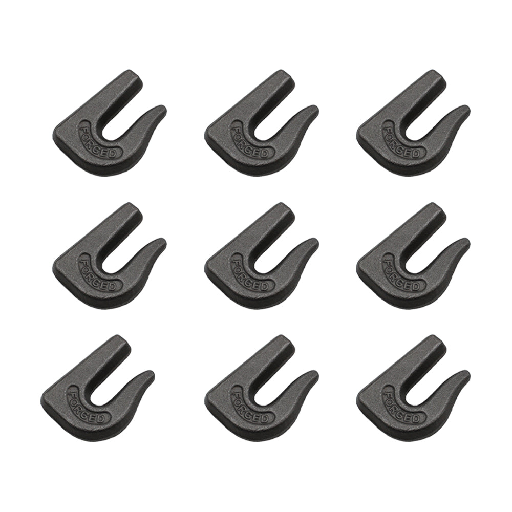 0900104 Qty 9: Weld On Grab Chain Hook Fits Universal Products