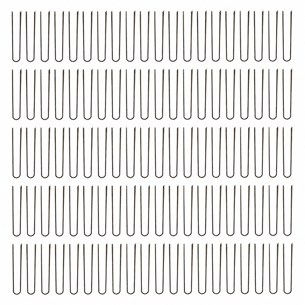 One Hundred New Garden Stake Sod Staples for Erosion Control Drip Tubing Anchors