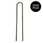 5000 Pack 6" Landscape Staples Round Top Dog Fence Soil Sod Staple Anchor Pin