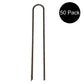 Fifty New Garden Stake Sod Staples for Landscape Fabric Drip Tubing Anchor Pins