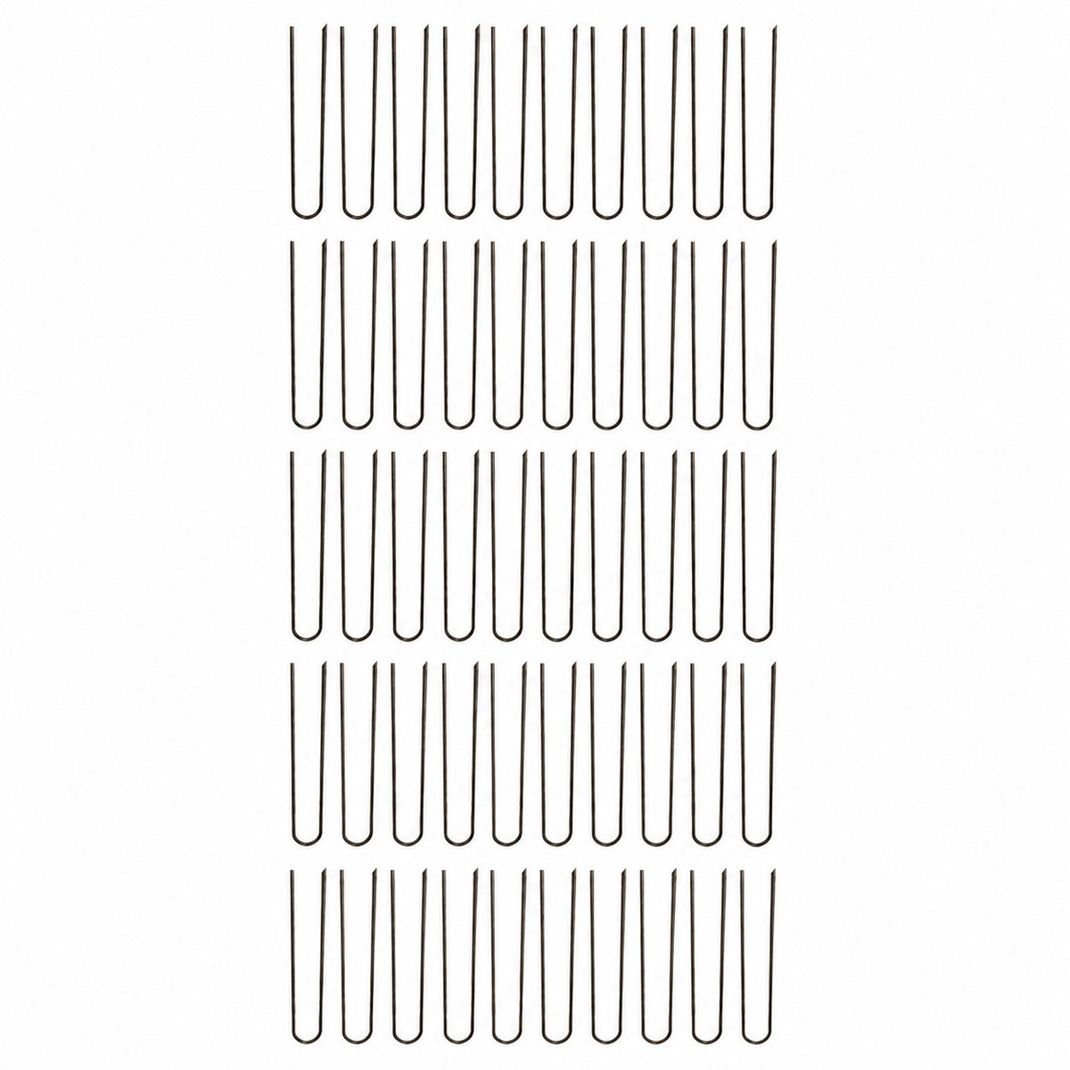 50 Pack 6" Landscape Staples Round Top Sod Staple Landscaping Fabric Anchor Pin