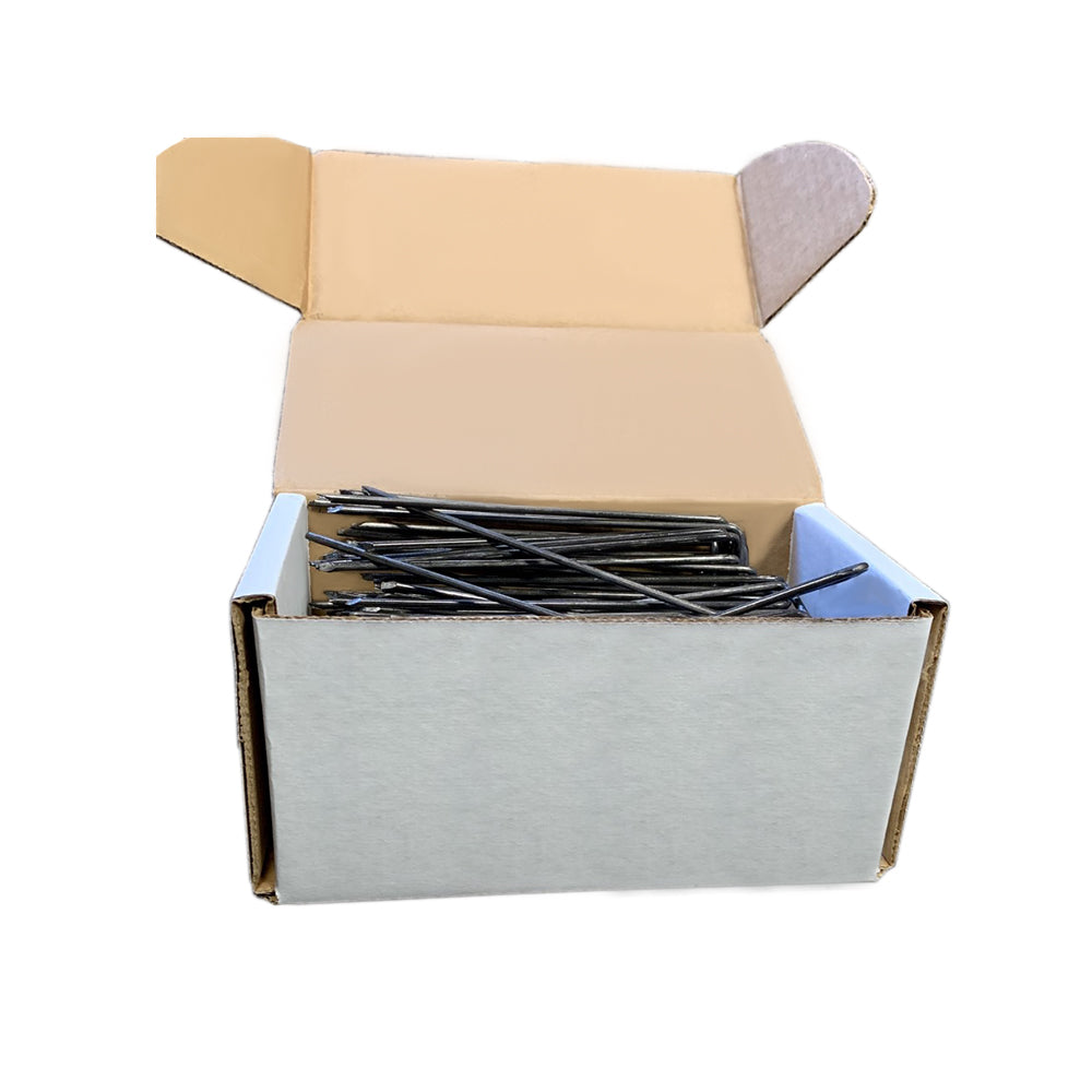 6IN9G Qty 100: Square Top Landscape Staple Fits Universal Products