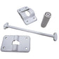One White Plastic Camper and RV Door Holder with Stop Fits Universal