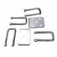 1000306SQUARE U-Bolt Kit 2" Square Head Fits Universal Products